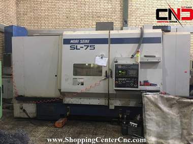 تراش سی ان سی دو محور mori seiki sl75 ساخت ژاپن